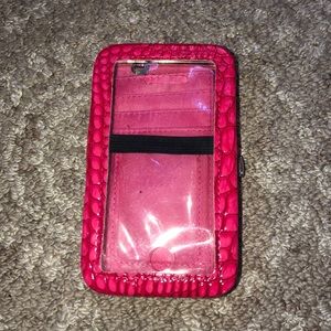 iPhone case with built in wallet